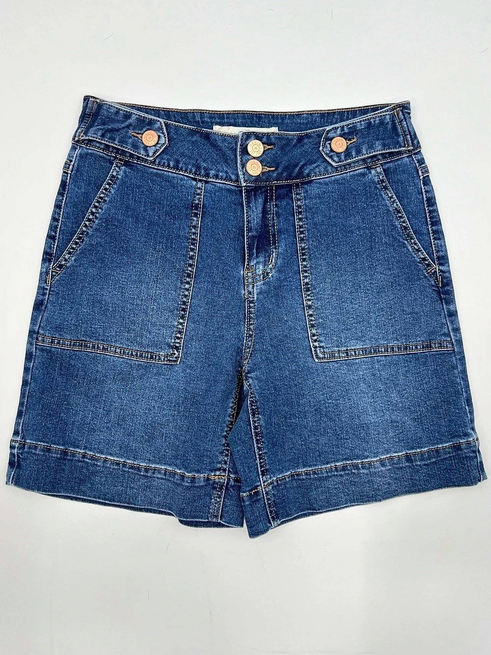 J106 CATO 946 Denim Jean Shorts Blue Size 4